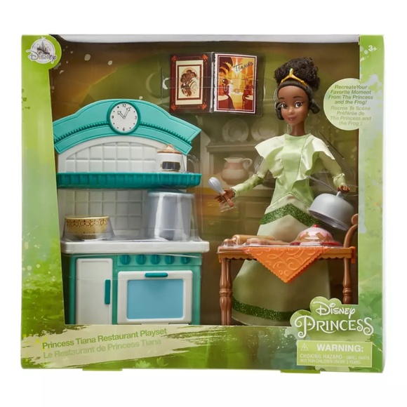 Shop Disney Disney Store Tiana Classic Doll Restaurant Play Set - Picture 2 of 2